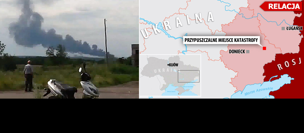 Doradca szefa MSW Ukrainy: Malezyjski samolot pasażerski został zestrzelony rakietą ziemia-powietrze